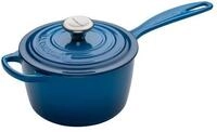 Le Creuset Signature Stielkasserolle aus Gusseisen, Rund, &Oslash; 16 cm, 1,5 l, F&uuml;r alle