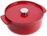 KitchenAid Cast Iron 26cm/5,2L Kasserolle mit Deckel, Hochwertig, Robust & Langlebig,