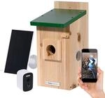 Luxus-VOGELHAUS Nistkasten Eazy mit WiFi Kamera und Solar Panel - Vogelbeobachtung