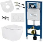 Geberit H&auml;nge Wand Dusch WC Sp&uuml;lrandlos Toilette Taharet/Bidet Ventil