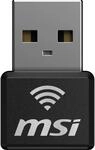 MSI AX1800 Nano WiFi USB-Adapter - F&uuml;r PC/Laptop, WiFi 6 Dual-Band 2.4G/5G WLAN