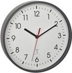 TFA Dostmann Analoge Funk-Wanduhr, 60.3550.10, H&ouml;chste Genauigkeit, stilvoll,