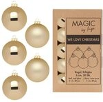Kugel Brokatgold - WE Love Christmas - Magic by Inge - 30 St&uuml;ck / 6cm