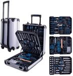 Scheppach 187-tlg Werkzeugkoffer WZT187 Werkzeugkasten Werkzeugkiste Werkzeug Trolley