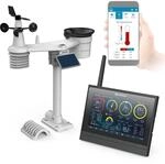 Bresser 9-in-1 MeteoChamp HD WLAN-Wetterstation mit solarbetriebenem Multisensor,