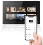 EZVIZ Intelligenter Bildschirm im Innenbereich, kabelloser 7" Farb-Touchscreen mit