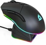 KLIM Blaze Pro Wiederaufladbare kabellose Maus - NEU - Gaming Maus mit RGB und