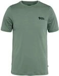 Fj&auml;llr&auml;ven Herren Abisko Wool Logo Ss M T-Shirt mit kurzen &Auml;rmeln