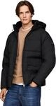 Tommy Hilfiger Herren Pufferjacke Rockie Utility mit Kapuze, Schwarz (Black), M