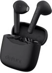 Defunc True Lite Schwarz - Drahtloser Bluetooth 5.3 Hi-Fi Stereo Sound Kopfh&ouml;rer,