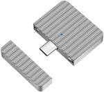 LogiLink UA0423 - sehr kleines USB 3.2 (Gen2x1) SSD-Geh&auml;use, USB-C zu PCIe NVMe