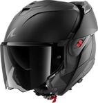 SHARK Unisex OXO Dark Shadow KMA Modularer Motorradhelm, Black Mat, XS