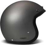 DMD Retro Matt Grey Open Face Helm Jethelm Motorradhelm ECE22.06, S