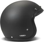 DMD Retro Matt Black Open Face Helm Jethelm Motorradhelm ECE22.06, M