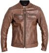 John Doe Dexter Motorrad Lederjacke Herren (braun), L