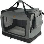 VOUNOT Hundebox faltbar, Transportbox Katze Hunde, Hundetasche, Oxford-Gewebe,
