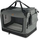 VOUNOT Hundebox faltbar, Transportbox Katze Hunde, Hundetasche, Oxford-Gewebe,