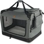 VOUNOT Hundebox faltbar, Transportbox Katze Hunde, Hundetasche, Oxford-Gewebe,