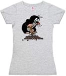 Logoshirt&reg; TV I Der kleine Maulwurf I H&uuml;gel I T-Shirt Print I Damen I kurz&auml;rmlig I
