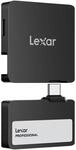 Lexar Professional Go Portable SSD mit HUB 2TB, ultrakompakt, unterst&uuml;tzt Apple