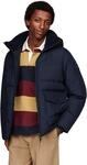 Tommy Hilfiger Herren Pufferjacke Rockie Utility mit Kapuze, Blau (Desert Sky), M