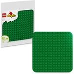 LEGO DUPLO Bauplatte in Gr&uuml;n &ndash; Montessori Spielzeug f&uuml;r Jungen & M&auml;dchen ab 1