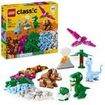 LEGO Classic Kreative Dinosaurier, Bauset mit Modellen und Tierfiguren aus Steinen,