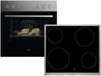 AEG AH11M Set Einbauherd OU5AE10CM + Glaskeramikkochfeld HE604000XB