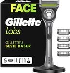 GilletteLabs Rasierer Herren mit Reinigungs-Element, Nassrasierer f&uuml;r M&auml;nner &mdash;