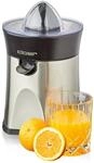 Cloer 6815 Zitruspresse und Orangenpresse, 2-in-1 Saftpresse, elektrisch, kleiner und