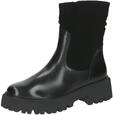 CAPRICE Damen Winterstiefel ohne Absatz aus Leder Gef&uuml;ttert, Schwarz (Black Comb),