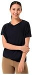 Super.Natural Damen Yoga Loose T-Shirt, Jet Black, XL