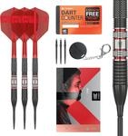 Target Darts Gabriel Clemens 95K Swiss Point Steeldarts, 95% Tungsten Darts with