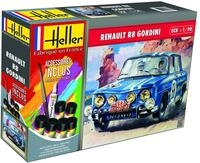 Heller Modellbausatz Renault R8 Gordini, mit Farbe, Kleber, Pinsel