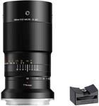 TTArtisan 100 mm F2.8 Makro 2X Metallgeh&auml;use Objektiv mit Kaltschuh-Halterung,