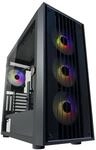 LC-Power Dark_Crawler_X 810B Gaming-Geh&auml;use ATX-Midi-Tower | Mesh-Frontpanel | 4X