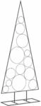 vidaXL Metall-Weihnachtsbaum f&uuml;r Dekorationen Schwarz 150 cm