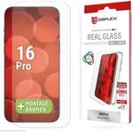 Displex Schutzglas (10H) + Schutzh&uuml;lle f&uuml;r Apple iPhone 16 Pro, Eco-Montagerahmen,