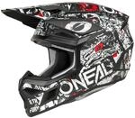 O'NEAL 3SRS Helm Attack Schwarz/Wei&szlig; S | Bel&uuml;ftet