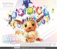 Pok&eacute;mon-Sammelkartenspiel: Scharlachrot und Violett, Prismatic Evolutions Elite