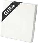 GIRA 329603 Wippe Reinwei&szlig; gl&auml;nzend | hochwertige Schalterwippe | schwimmende
