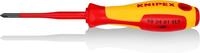 KNIPEX Schraubendreher (Slim) PlusMinus Phillipsisolierender Mehrkomponenten-Griff,
