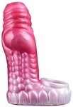 Bad Dragon - Knotted Dog Monster Sleeve Monster Dildo Penismanschette mit Penisring