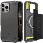 Spigen Rugged Armor MagFit H&uuml;lle f&uuml;r iPhone 16 Pro, Kompatibel mit MagSafe Zubeh&ouml;r