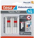 tesa Klebeschraube f&uuml;r Tapeten und Putz (verstellbar, 1kg)