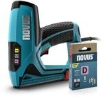 NOVUS TOOLS Elektrotacker J-151 Set mit 1200 Klammern │ Profi-Tacker und