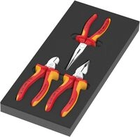 Wera 05150184001 9784 Schaumstoffeinlage KNIPEX Zangen Set VDE 1, 3-teilig