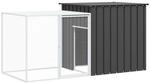 vidaXL Kaninchenk&auml;fig Anthrazit 200x91x100 cm Verzinkter Stahl, Kaninchenstall,
