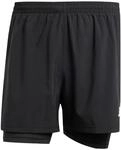 adidas Herren Own the Run Climacool 2in1 Short, Black, XL