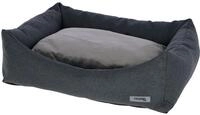 Kerbl Pet Kuschelbett Platin Ortho, Hundebett, Hundekissen, grau, 80x60x25cm,